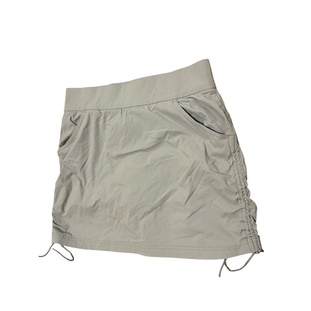 Columbia Light Green‎ Athletic Skort with Side Drawcords
